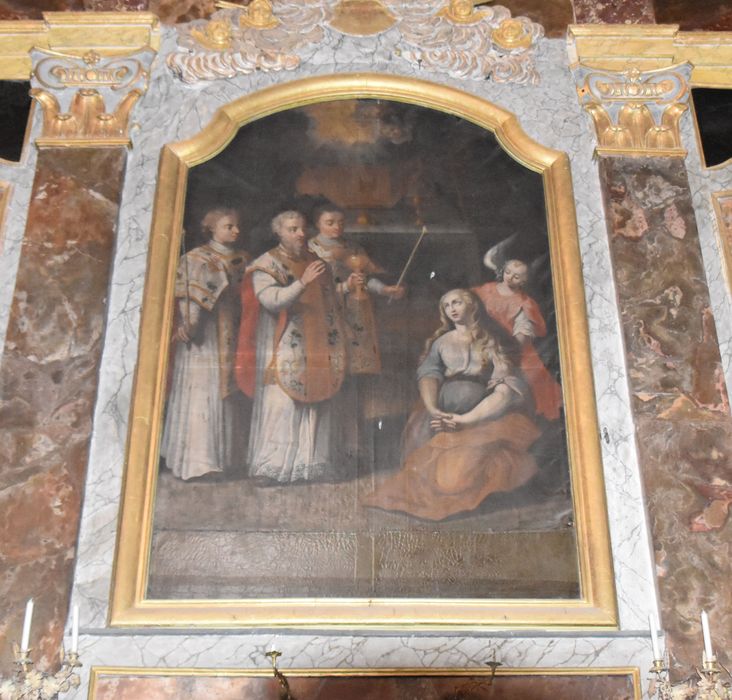 tableau du retable du bras du transept nord