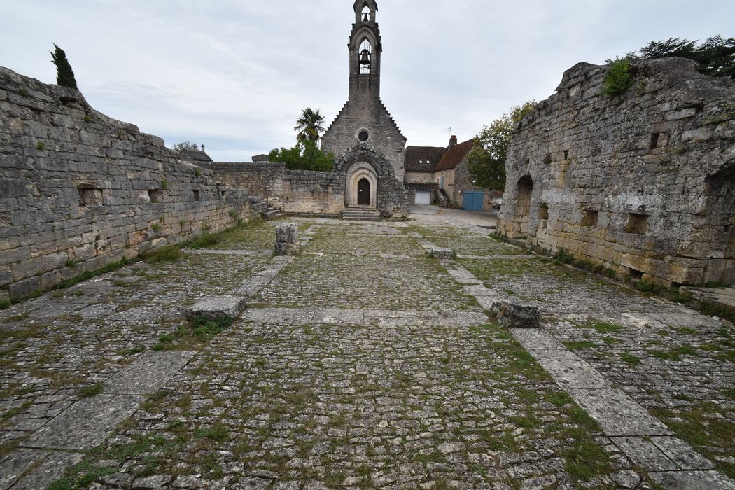 vue générale des vestiges