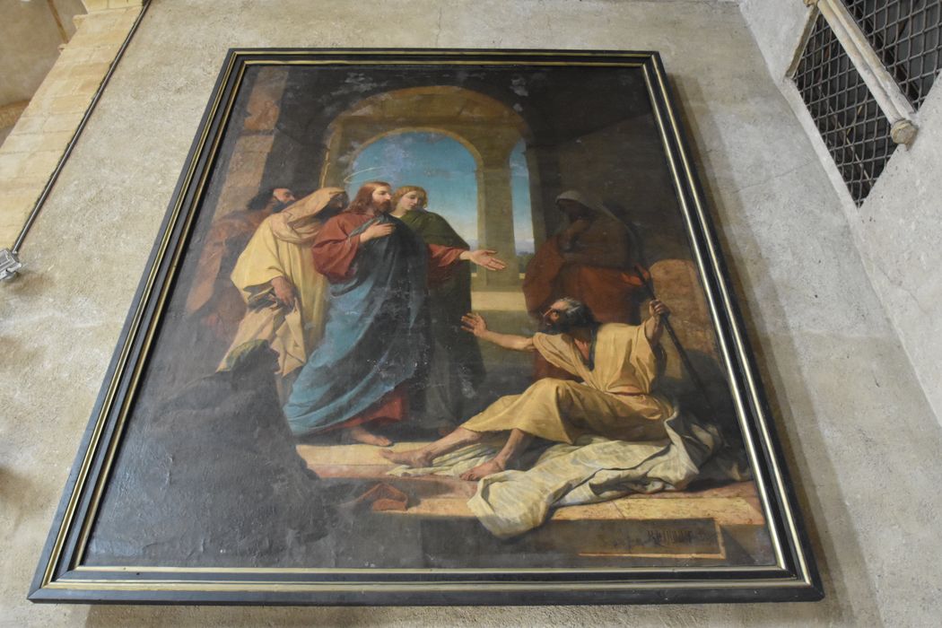 tableau : Jésus guérissant le paralytique