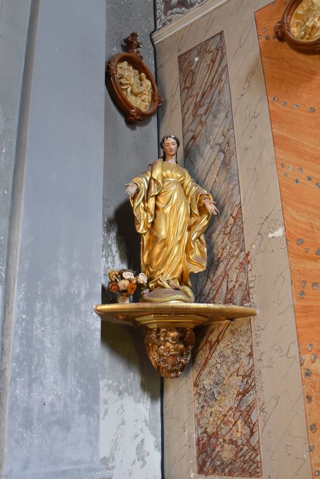 statue (statuette) : Vierge de l’Immaculée Conception