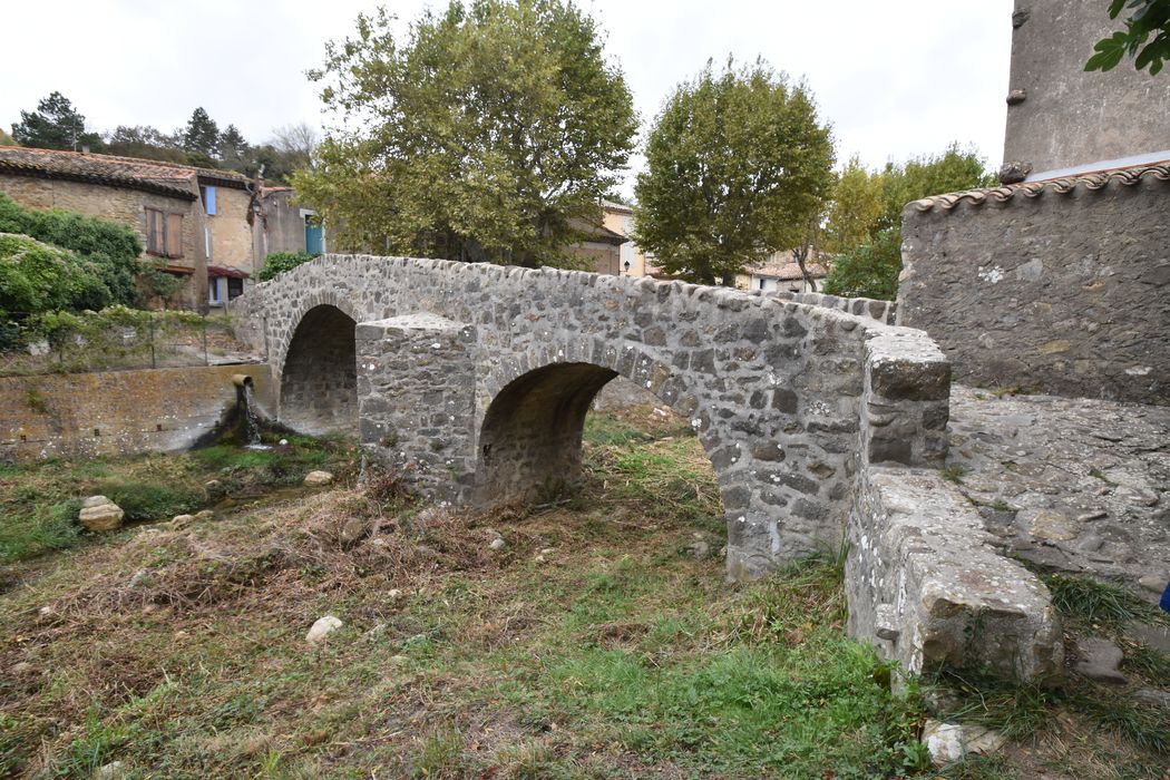 vue générale du pont depuis l’amont