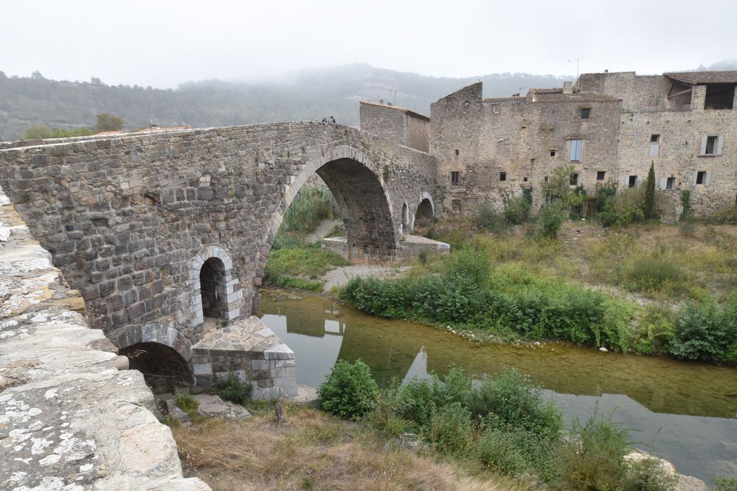 vue générale du pont depuis l’amont