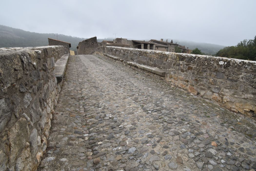 vue générale du tablier depuis la rive Ouest