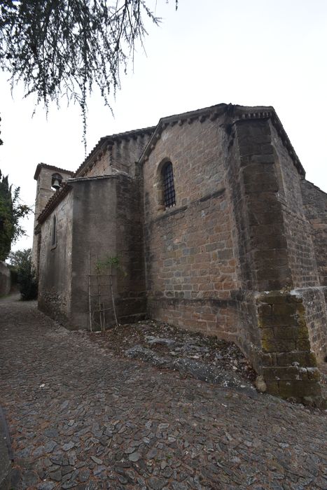 façade latérale sud, vue partielle