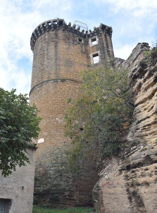 vue partielle des ruines depuis l’Est