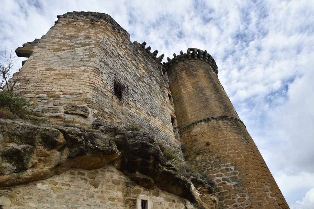 vue partielle des ruines depuis l’Ouest