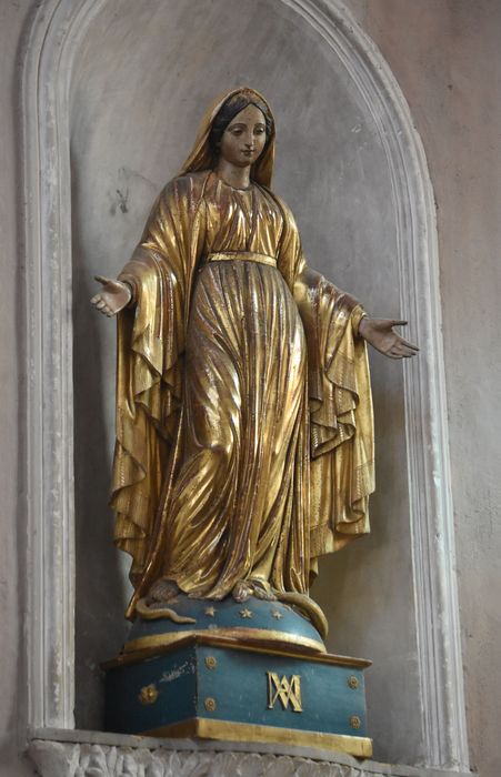 statue (statuette) : Vierge de l’Immaculée Conception