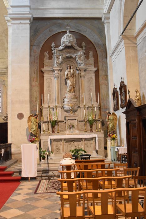 autel, retable de la Vierge