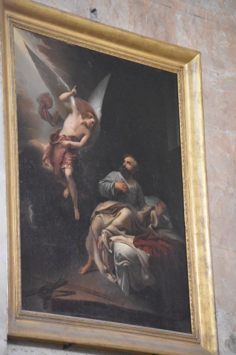 tableau : Saint Matthieu et l’ange