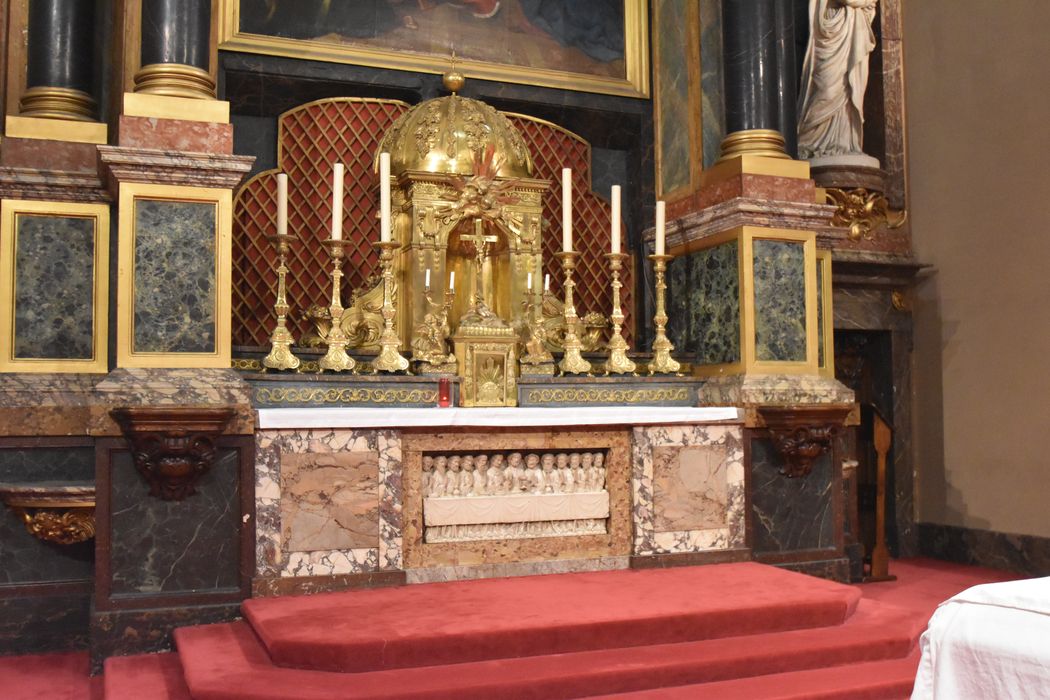 maître-autel, retable, tabernacle