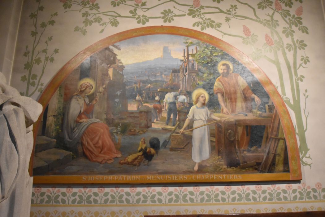 tableau : Saint Joseph, la Vierge et l’Enfant