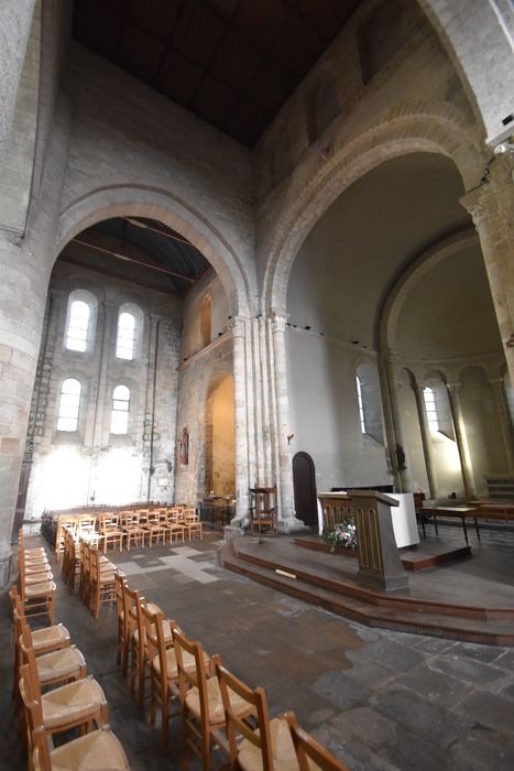 église, choeur et faux transept nord