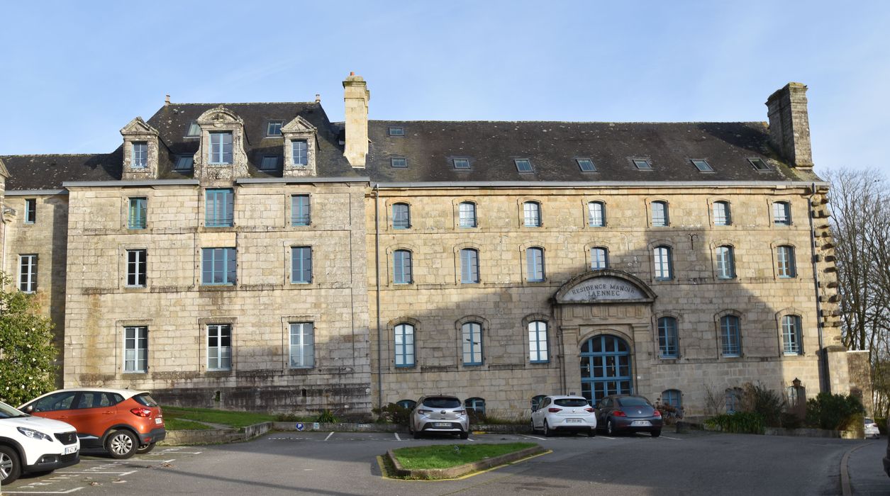 aile ouest, façade ouest