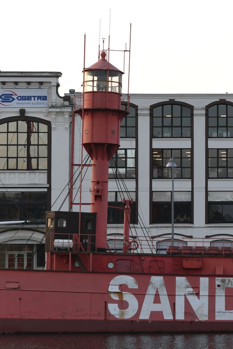 bateau de signalisation : bateau-feu dit le Sandettié, ex Dyck
