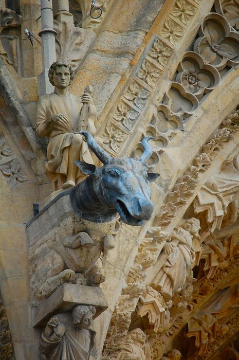façade ouest, détail