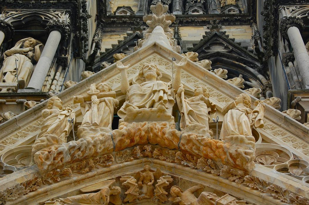 façade ouest, détail