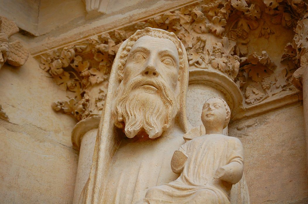 façade ouest, détail