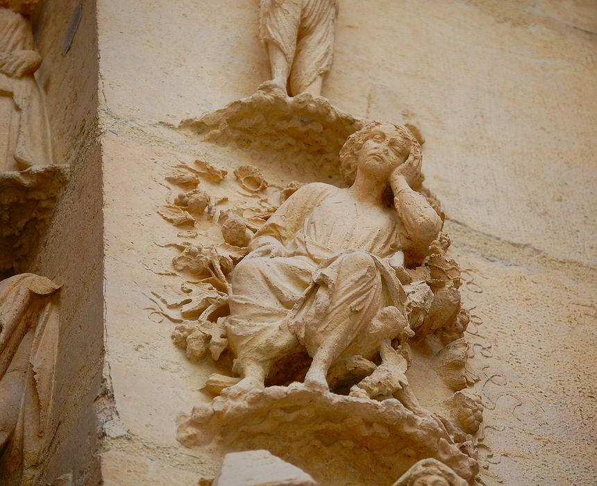 façade ouest, détail