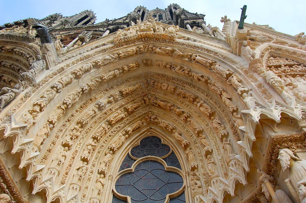 façade ouest, détail