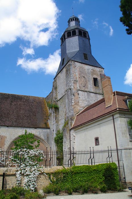 clocher, élévations sud et ouest