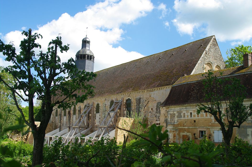 église abbatiale, façade latérale nord