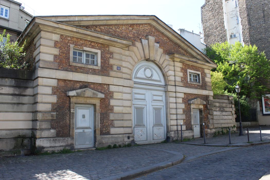 portail d’entrée nord, élévation sur rue
