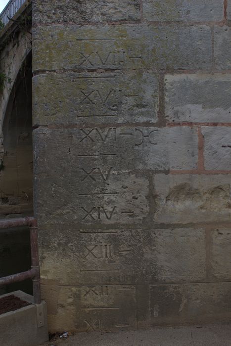 détail de la 1ère pile de la rive sud