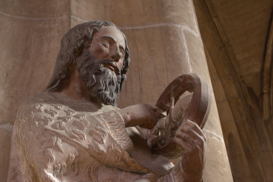 statue : Saint Jean-Baptiste, vue partielle