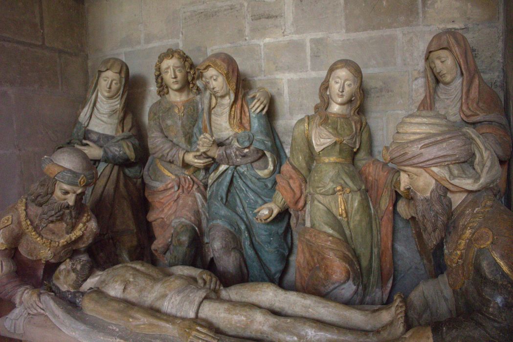 Groupe sculpté : sépulcre