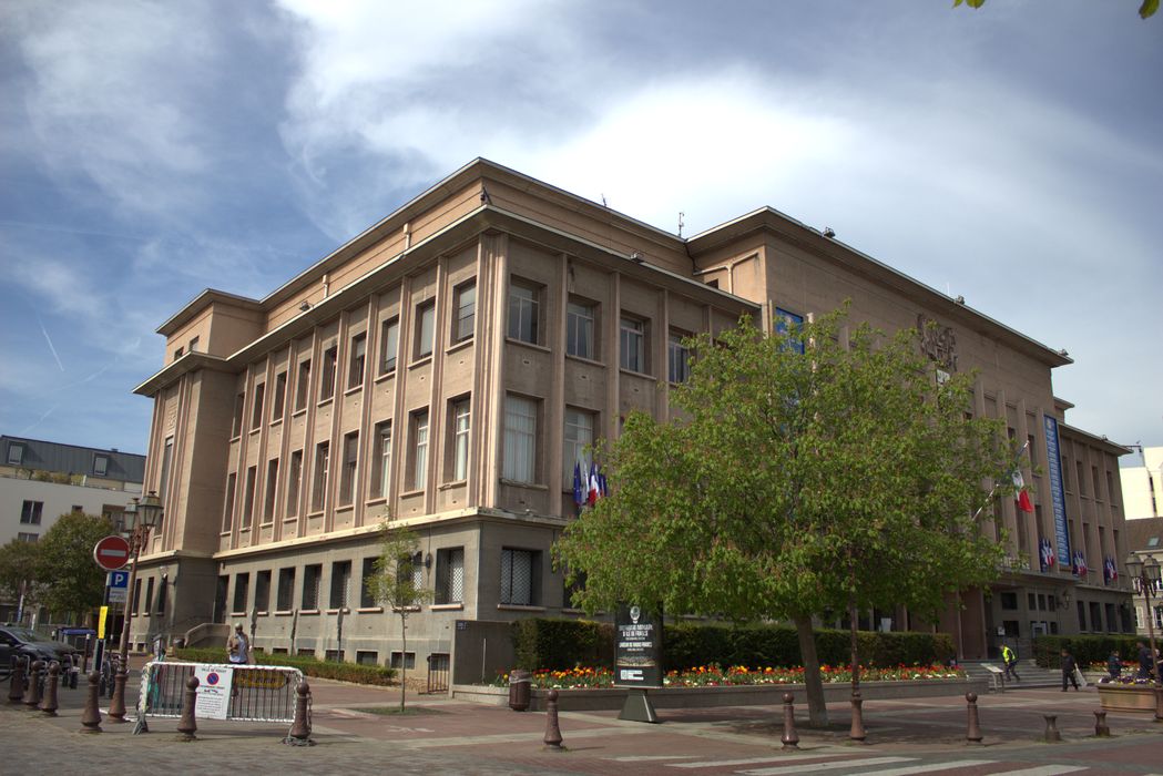 façades nord-est sud-est, vue partielle