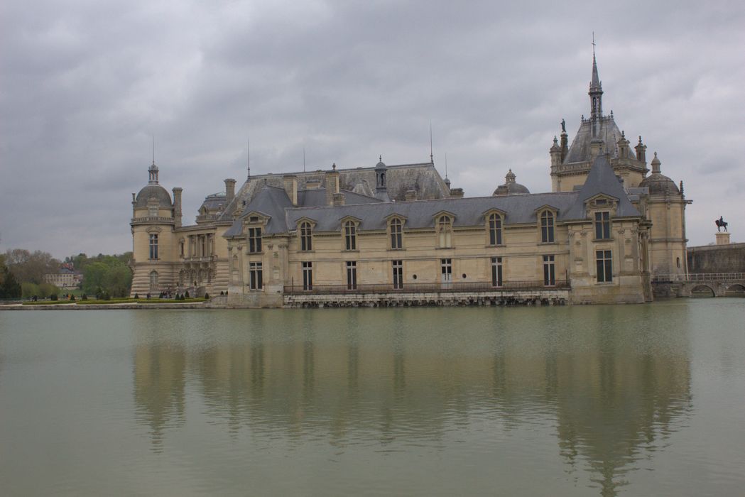 vue générale du château depuis l’Ouest