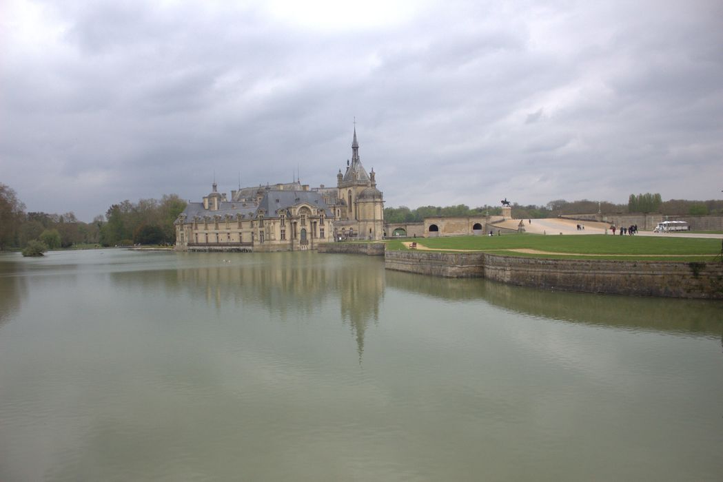 vue générale du château depuis le Sud