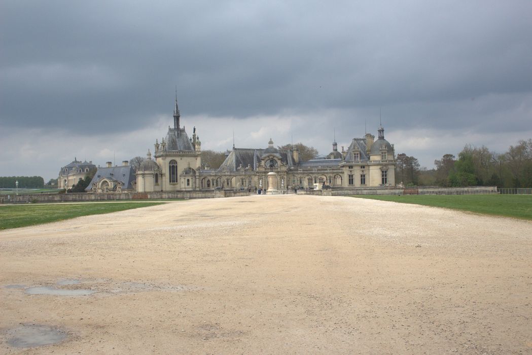 vue générale du château depuis l’Est