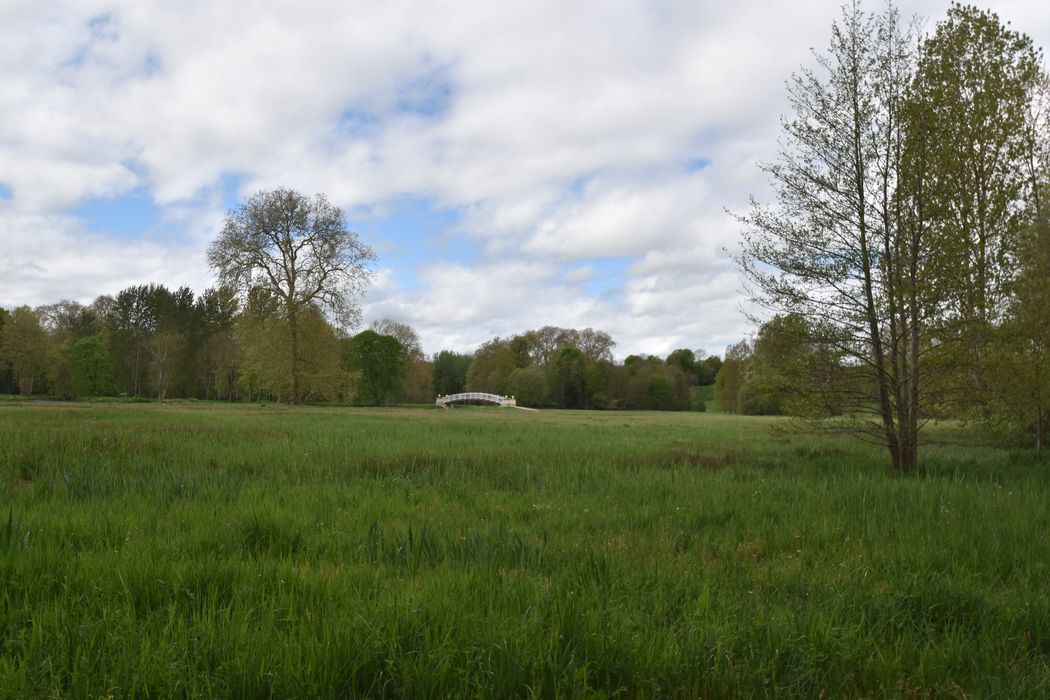 vue partielle du parc en direction du Sud-Ouest
