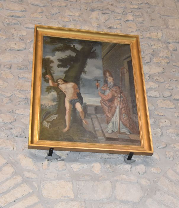tableau : Saint Sébastien et saint Éloi