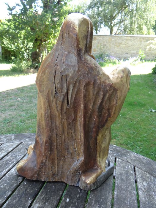 statue : Sainte femme (revers)