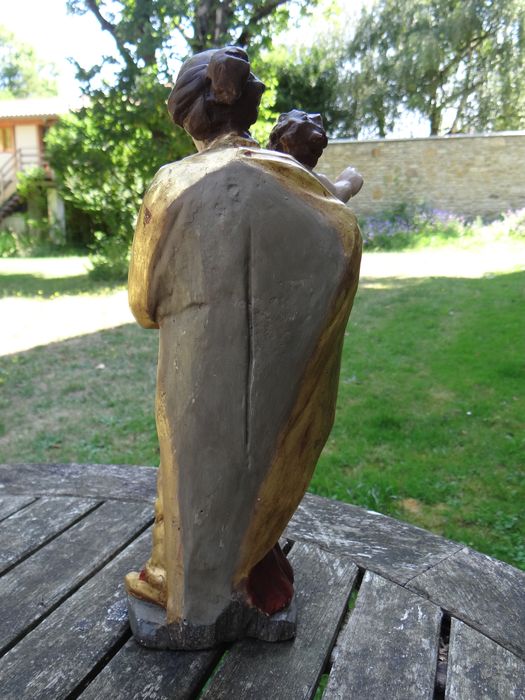 statue : Vierge à l’Enfant (revers)