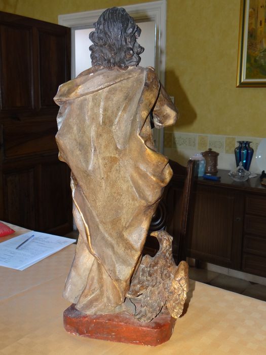statue : Saint Jean l'Evangéliste (revers)