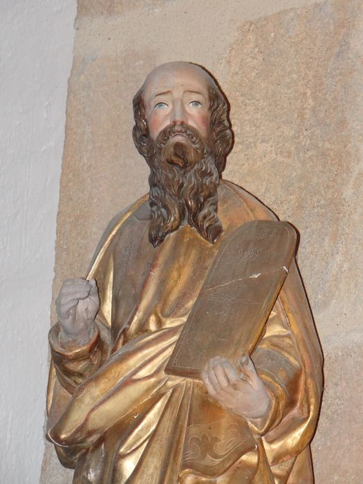 statue : Saint Jean l'Evangéliste, vue partielle