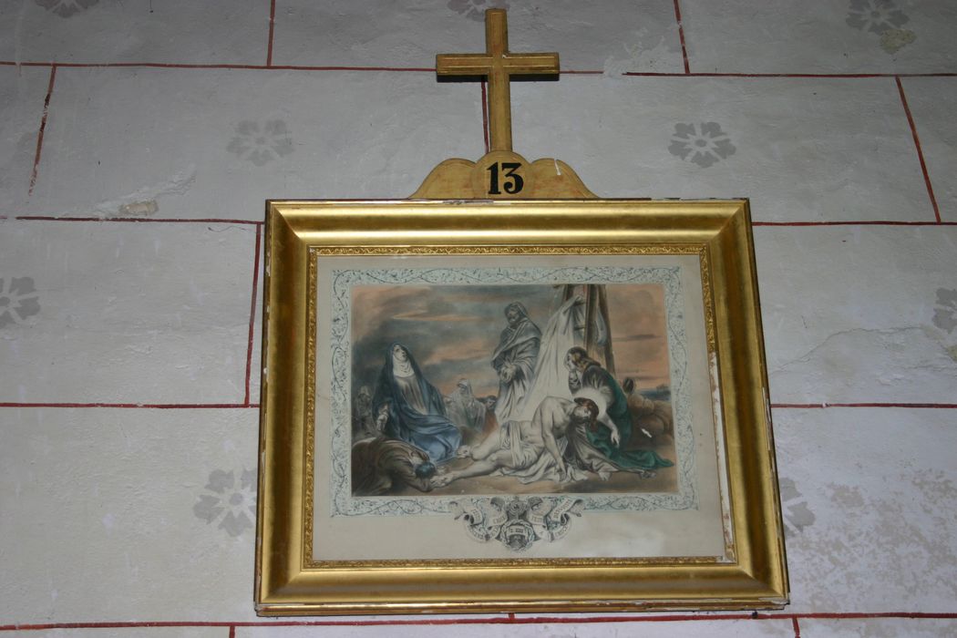 Chemin de croix : quatorze estampes