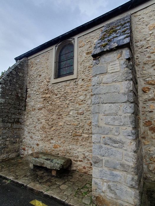 contreforts de la façade latérale sud