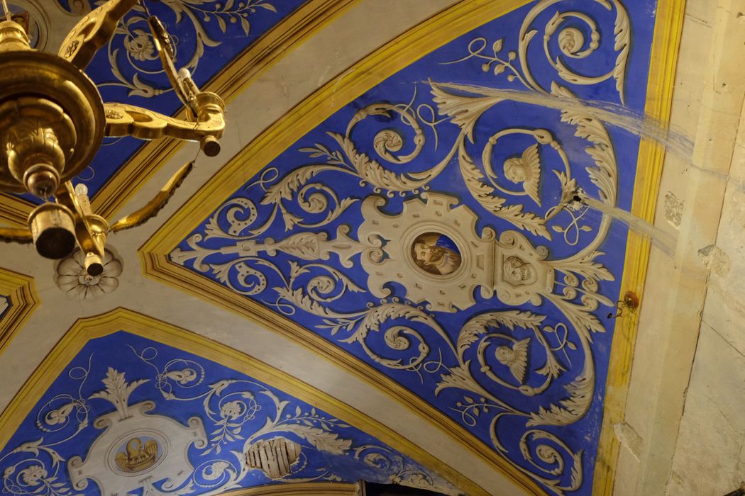 peinture monumentale de la nef, détail