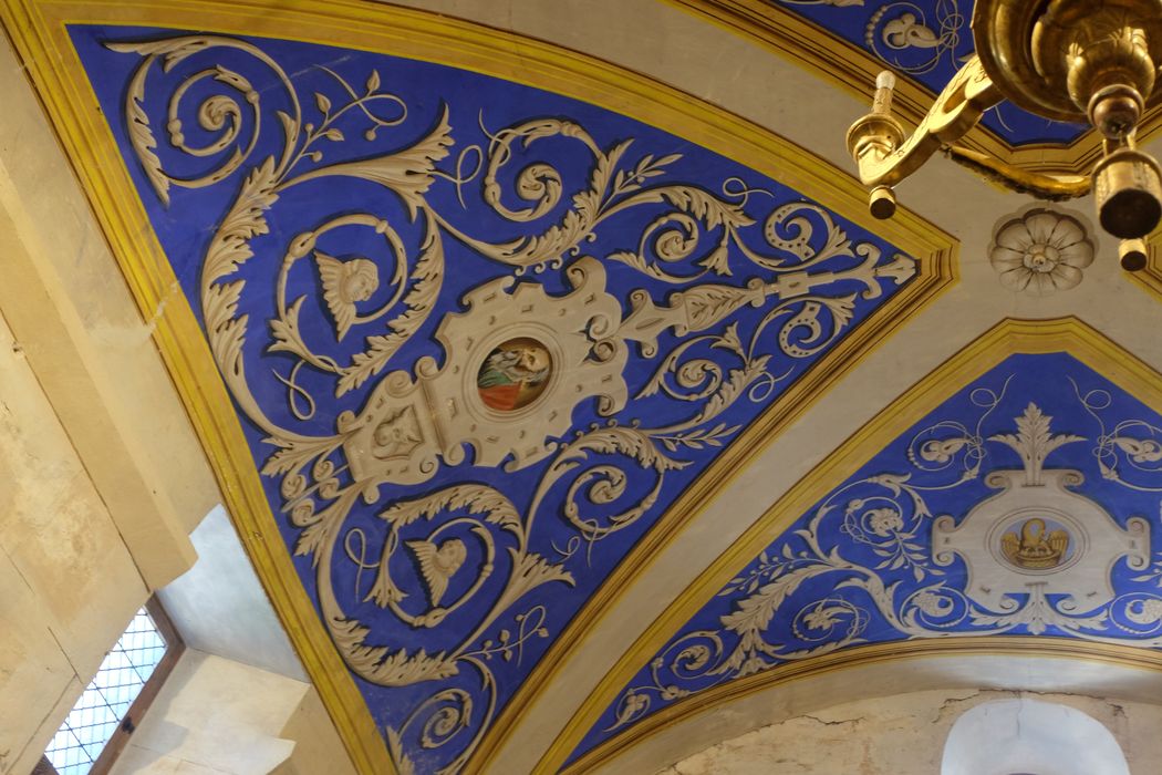 peinture monumentale de la nef, détail