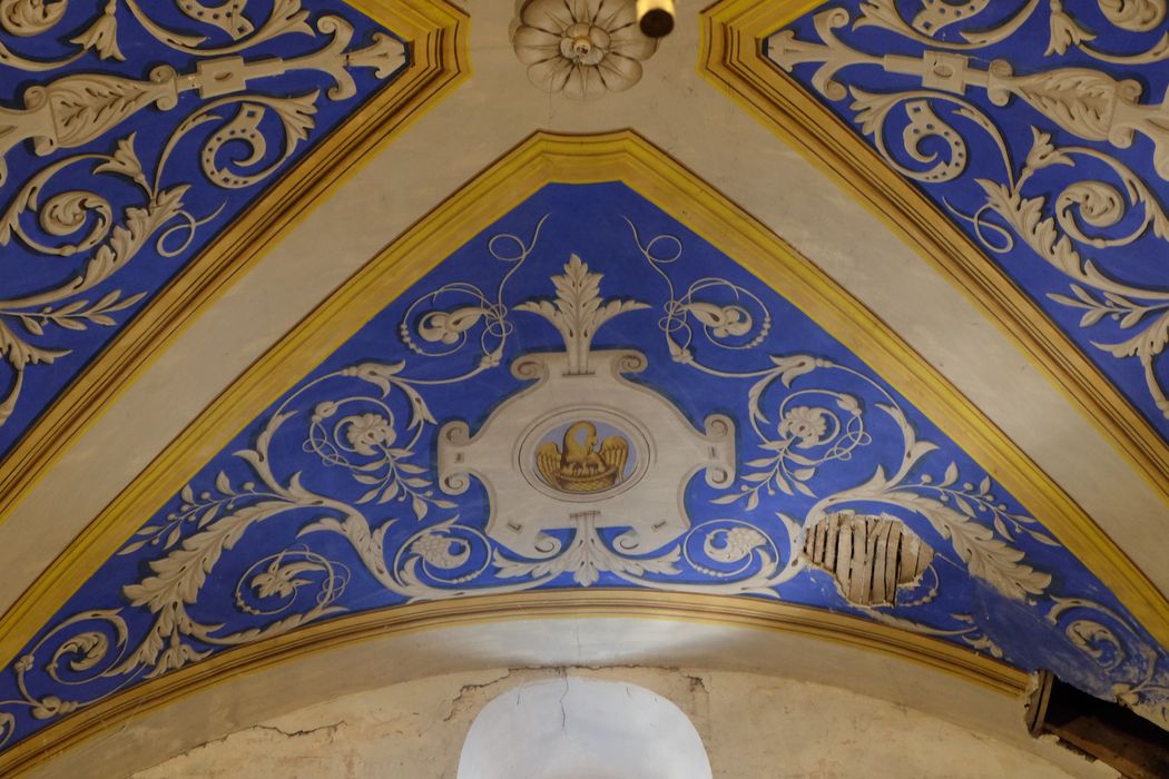 peinture monumentale de la nef, détail