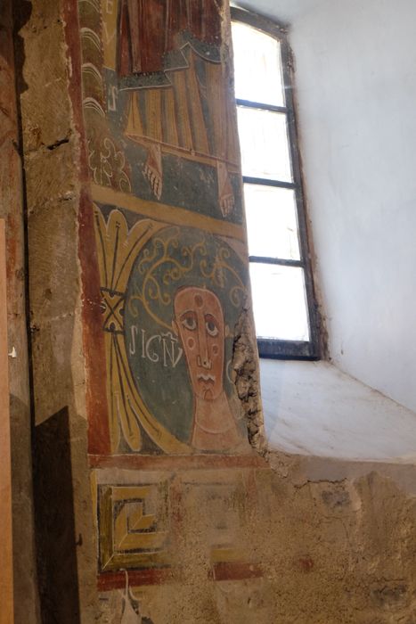 peintures murales de l’abside du choeur, détail