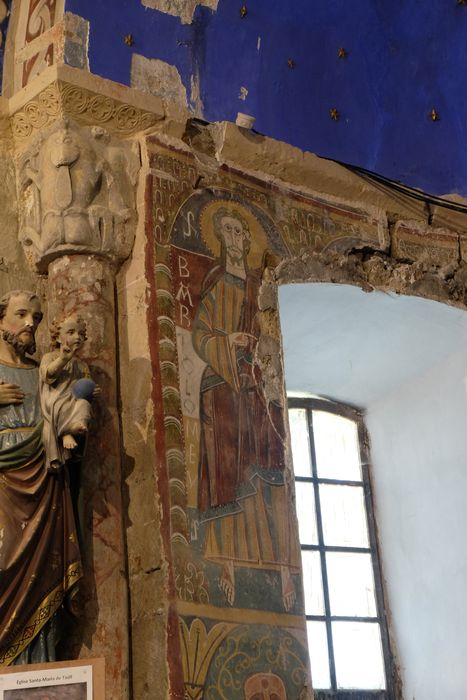 peintures murales de l’abside du choeur, détail