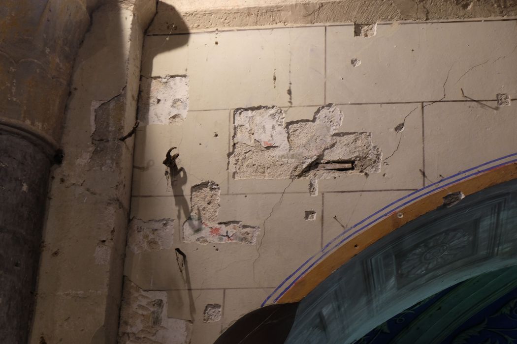 peintures murales de la nef (fragments), détail