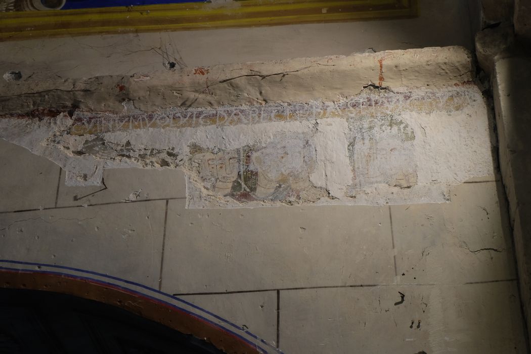 peintures murales de la nef (fragments), détail