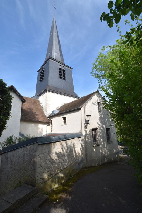 clocher, élévation sud et ouest
