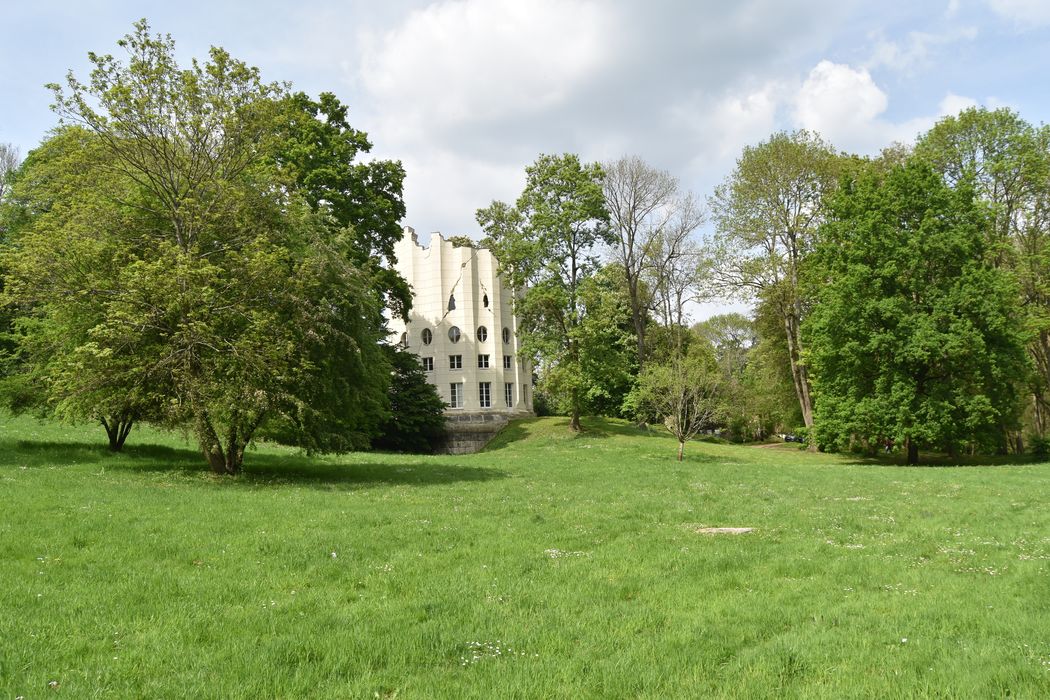 vue partielle du parc depuis le petit autel en direction du Nord-Est